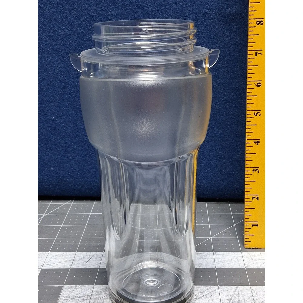 Oster Blend N Go Smoothie Tumbler Clear‎ 16oz W223MG Replacement Cup with Lid